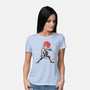 Ninja Raphael Sumi-E-Womens-Basic-Tee-Astrobot Invention