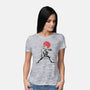 Ninja Raphael Sumi-E-Womens-Basic-Tee-Astrobot Invention
