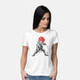 Ninja Raphael Sumi-E-Womens-Basic-Tee-Astrobot Invention