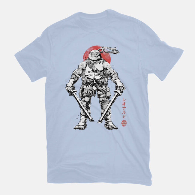 Ninja Leonardo Sumi-E-Mens-Premium-Tee-Astrobot Invention