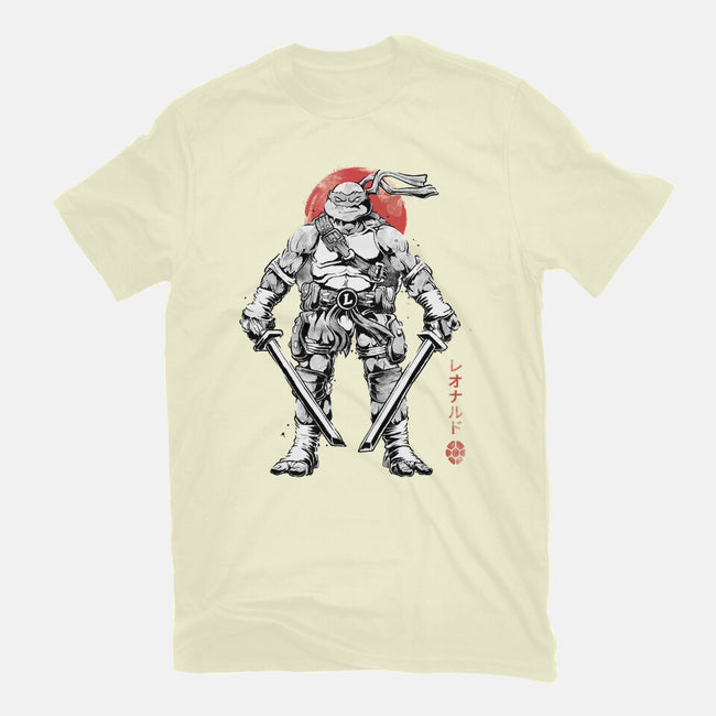 Ninja Leonardo Sumi-E-Mens-Premium-Tee-Astrobot Invention
