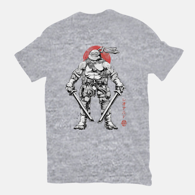 Ninja Leonardo Sumi-E-Mens-Premium-Tee-Astrobot Invention