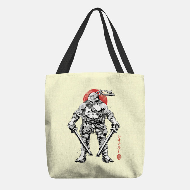 Ninja Leonardo Sumi-E-None-Basic Tote-Bag-Astrobot Invention