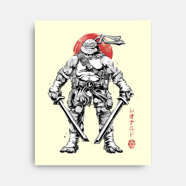 Ninja Leonardo Sumi-E-None-Stretched-Canvas-Astrobot Invention