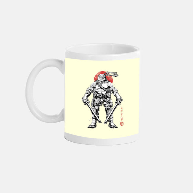 Ninja Leonardo Sumi-E-None-Mug-Drinkware-Astrobot Invention