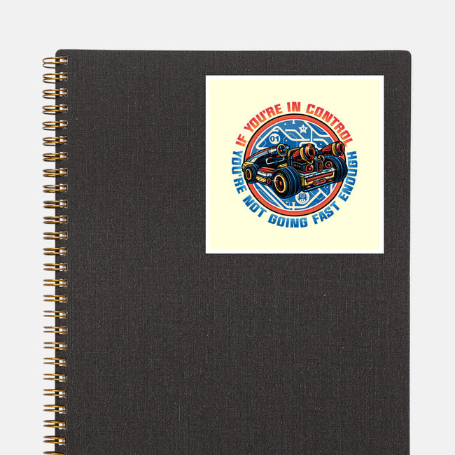 You're Not Fast Enough-None-Glossy-Sticker-momma_gorilla