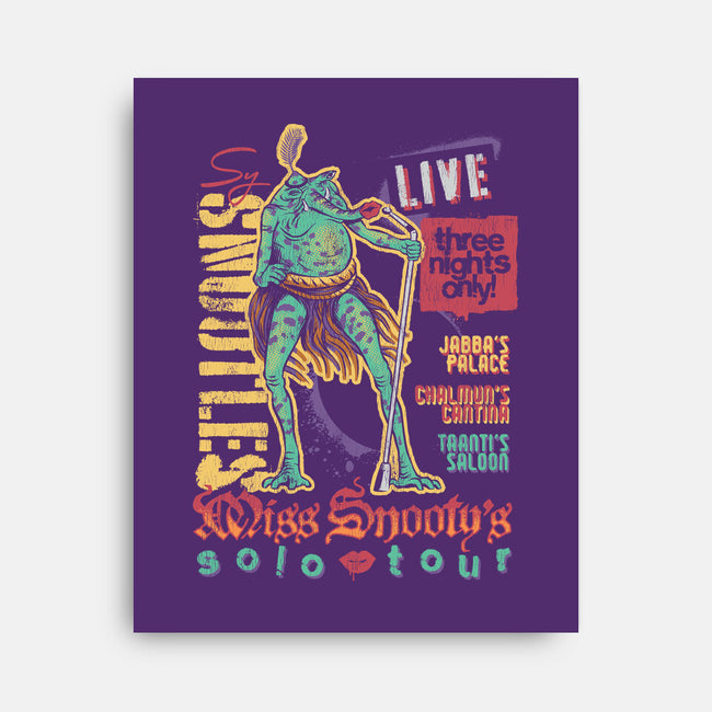 Miss Snooty's Solo Tour-None-Stretched-Canvas-Wheels