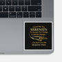 Grant Me The Serenity-None-Glossy-Sticker-kg07