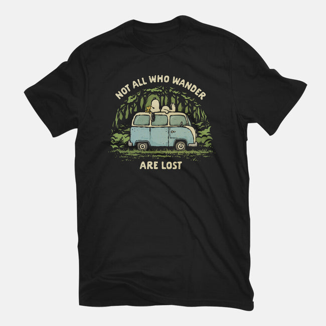 The Wandering Beagle-Unisex-Basic-Tee-kg07