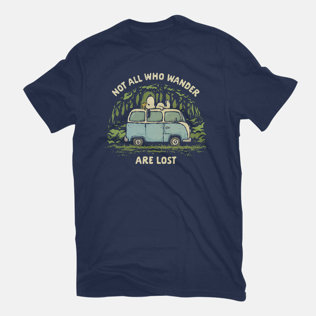 The Wandering Beagle-Mens-Basic-Tee-kg07