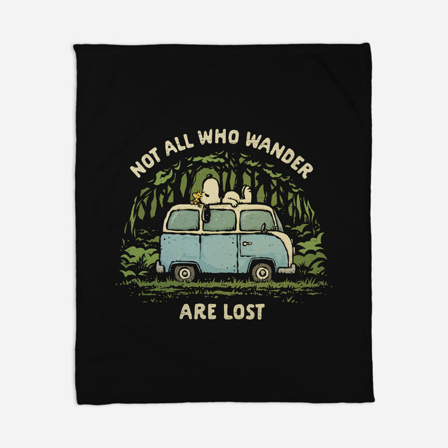 The Wandering Beagle-None-Fleece-Blanket-kg07