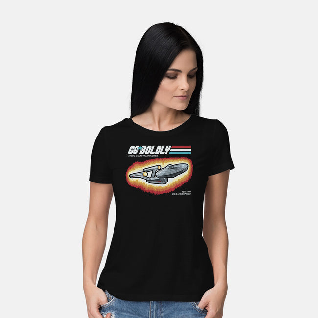 A Real Galactic Explorer-Womens-Basic-Tee-NMdesign