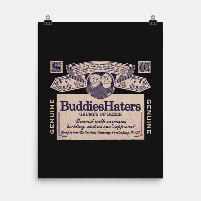 BuddiesHaters-None-Matte-Poster-NMdesign