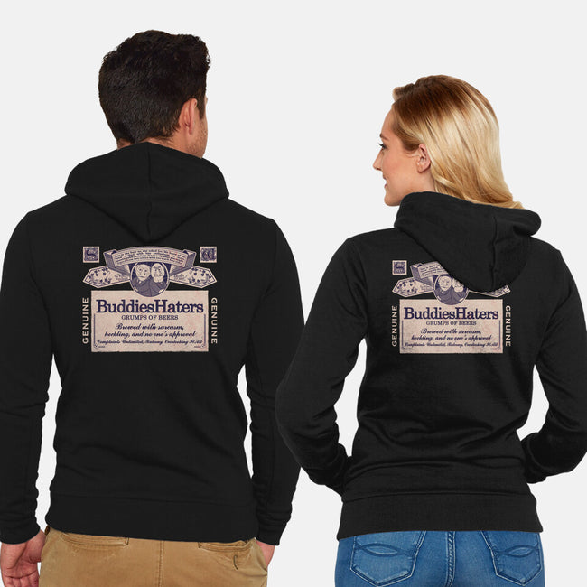 BuddiesHaters-Unisex-Zip-Up-Sweatshirt-NMdesign