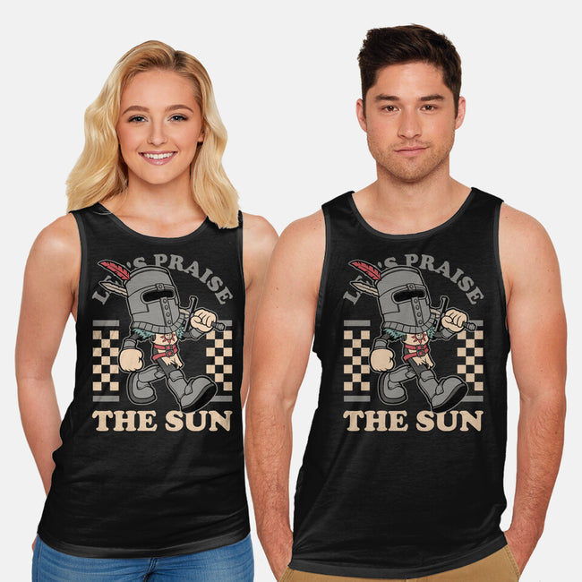 Game Mascot Sun Warrior-Unisex-Basic-Tank-Studio Mootant