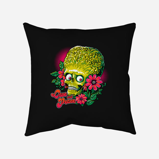 Love And Peace-None-Removable Cover w Insert-Throw Pillow-daobiwan