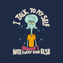 You Are Weird I Like You-Unisex-Basic-Tee-MaxoArt