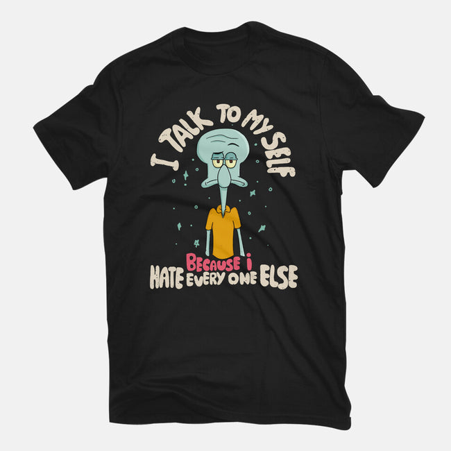 You Are Weird I Like You-Unisex-Basic-Tee-MaxoArt