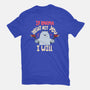 If Karma Doesn't Hit You I Will-Mens-Basic-Tee-MaxoArt
