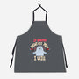 If Karma Doesn't Hit You I Will-Unisex-Kitchen-Apron-MaxoArt