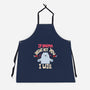 If Karma Doesn't Hit You I Will-Unisex-Kitchen-Apron-MaxoArt