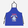 If Karma Doesn't Hit You I Will-Unisex-Kitchen-Apron-MaxoArt