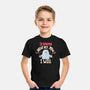 If Karma Doesn't Hit You I Will-Youth-Basic-Tee-MaxoArt