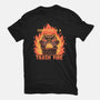 Everything Is A Trash Fire-Youth-Basic-Tee-TechraNova