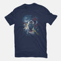 Riding Meteorites-Unisex-Basic-Tee-zascanauta