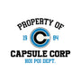 Property Of Capsule Corp-None-Fleece-Blanket-Melonseta