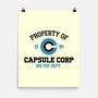 Property Of Capsule Corp-None-Matte-Poster-Melonseta