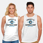 Property Of Capsule Corp-Unisex-Basic-Tank-Melonseta