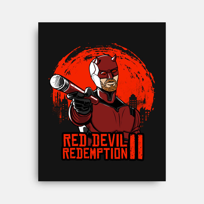 Red Devil Redemption-None-Stretched-Canvas-joerawks