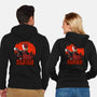Red Devil Redemption-Unisex-Zip-Up-Sweatshirt-joerawks