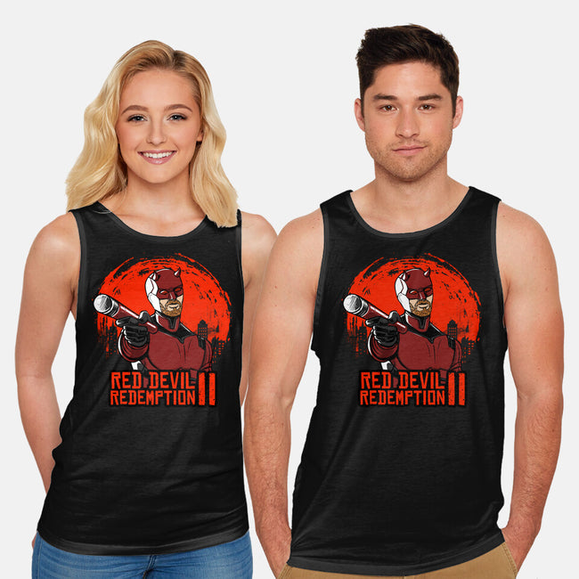 Red Devil Redemption-Unisex-Basic-Tank-joerawks