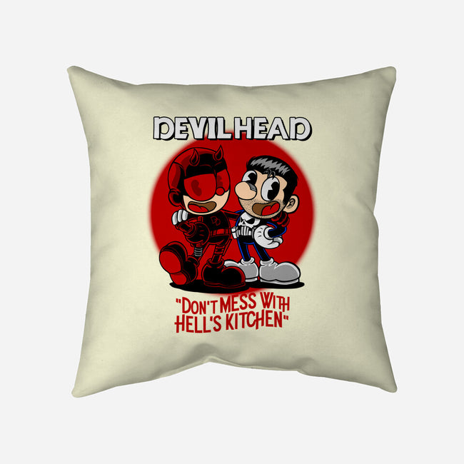 Devilhead-None-Removable Cover w Insert-Throw Pillow-joerawks