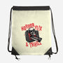 Horrorflix And Thrill-None-Drawstring-Bag-momma_gorilla