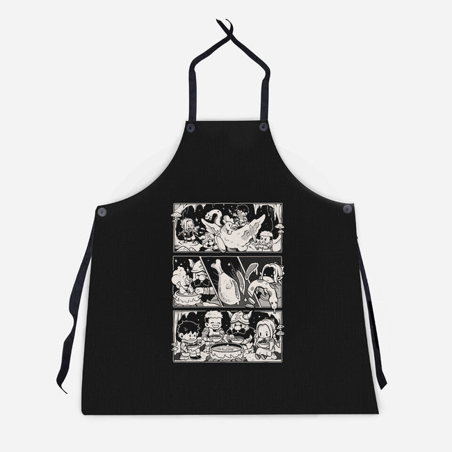 Dungeon Feast-Unisex-Kitchen-Apron-Arigatees