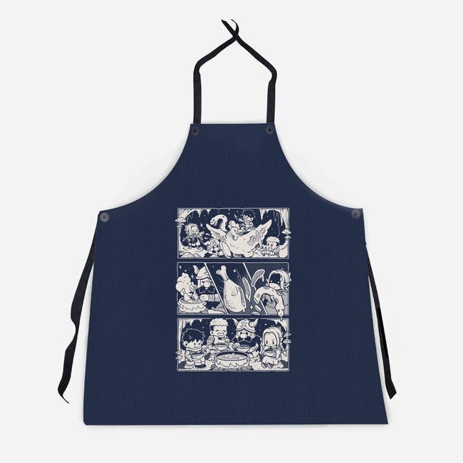 Dungeon Feast-Unisex-Kitchen-Apron-Arigatees