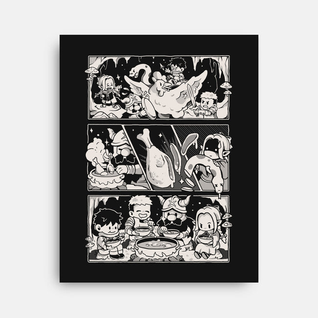 Dungeon Feast-None-Stretched-Canvas-Arigatees