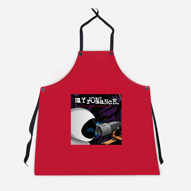 My Robot Romance-Unisex-Kitchen-Apron-jasesa