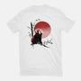 Ink Red Panda-Womens-Basic-Tee-ddjvigo