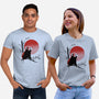 Ink Red Panda-Unisex-Basic-Tee-ddjvigo
