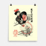 Delivery Service Sumi-e-None-Matte-Poster-DrMonekers