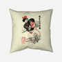 Delivery Service Sumi-e-None-Removable Cover w Insert-Throw Pillow-DrMonekers