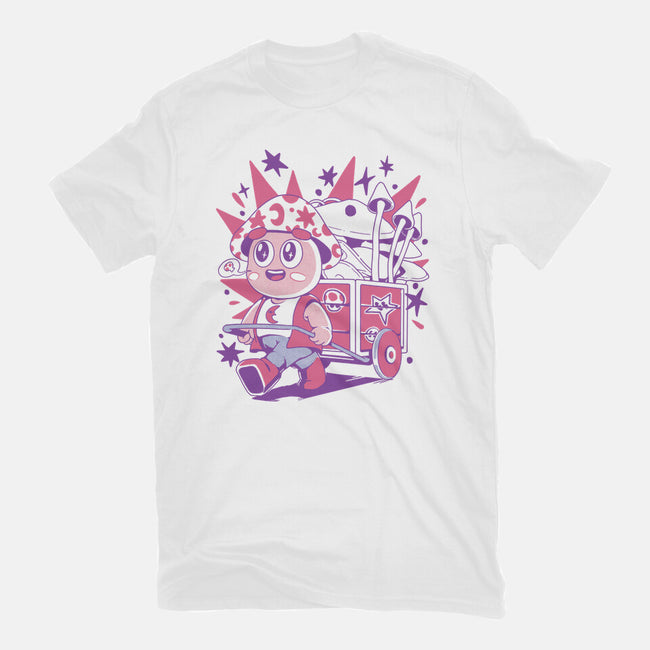 Mushroom Seller-Unisex-Basic-Tee-ilustrata
