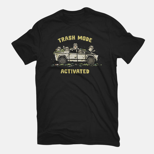 Trash Mode Activated-Unisex-Basic-Tee-kg07