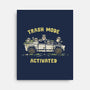 Trash Mode Activated-None-Stretched-Canvas-kg07