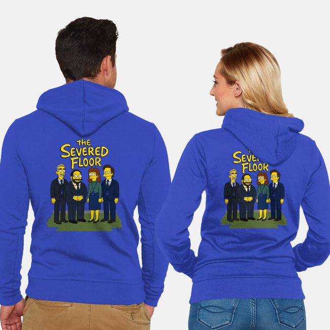 The Severed Floor-Unisex-Zip-Up-Sweatshirt-GedWorks
