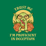 Proficient In Deception-None-Removable Cover w Insert-Throw Pillow-FunkVampire